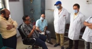 RAMBAN: Principal Secretary, Health and Medical Education, Navin Kumar Choudhary, today visited Ramban and inspected various health institutions in Banihal, Ramsoo and Ramban to take stock of healthcare facilities being extended to the people there.