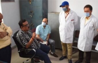 RAMBAN: Principal Secretary, Health and Medical Education, Navin Kumar Choudhary, today visited Ramban and inspected various health institutions in Banihal, Ramsoo and Ramban to take stock of healthcare facilities being extended to the people there.